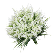 Load image into Gallery viewer, white lavender flowers bouquet 
