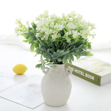 Load image into Gallery viewer, white ranunculus artificial flowers home décor 
