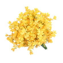 Load image into Gallery viewer, Forget Me Not Yellow Artificial Flowers Get Well Bouquet
