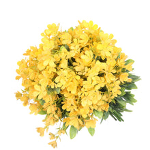 Load image into Gallery viewer, yellow artificial flowers real-touch plastic bouquet 
